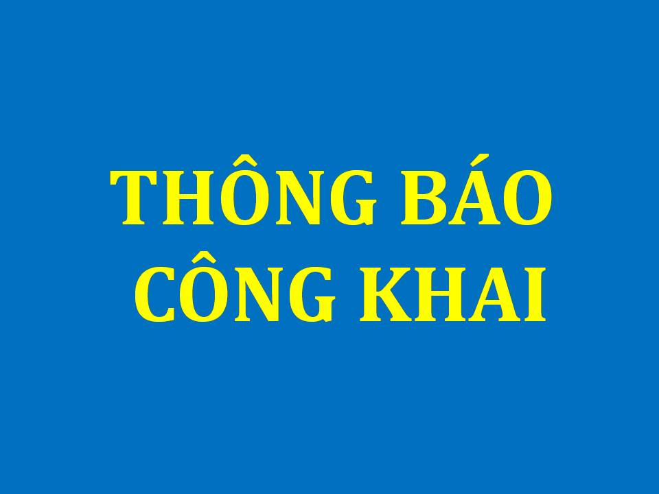 Công khai tài chính theo Thông tư 36 Năm học 2019 -2020